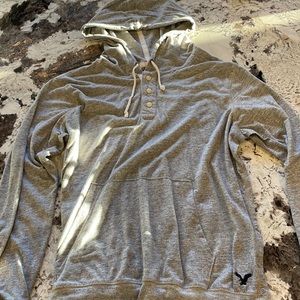 American Eagle Classic Fit Hooded T-Shirt